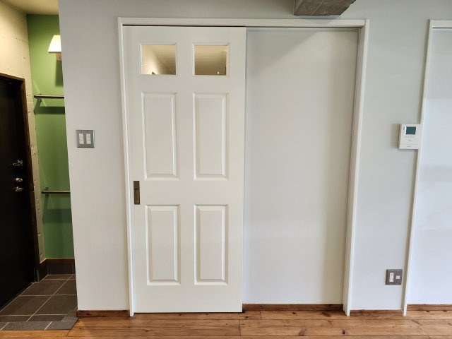 第2マンションみやさとの収納|2026年完成予定。現在未完成の為、空き室103号室と同じリフォーム内容となる為ご内覧は103号室での内覧案内を行います。