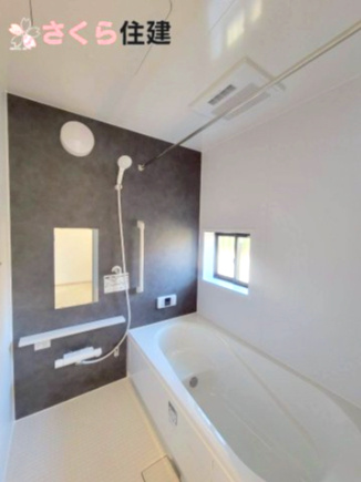 ハートフルタウン上戸祭町2期　Ａ号棟の浴室|1坪タイプの浴室で充分な広さがあり楽しいお風呂時間を過ごせます♪