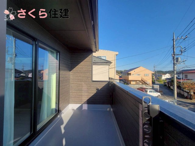 ハートフルタウン上戸祭町2期　Ａ号棟のバルコニー|広々としたバルコニーでお洗濯物もたっぷり干せます◎