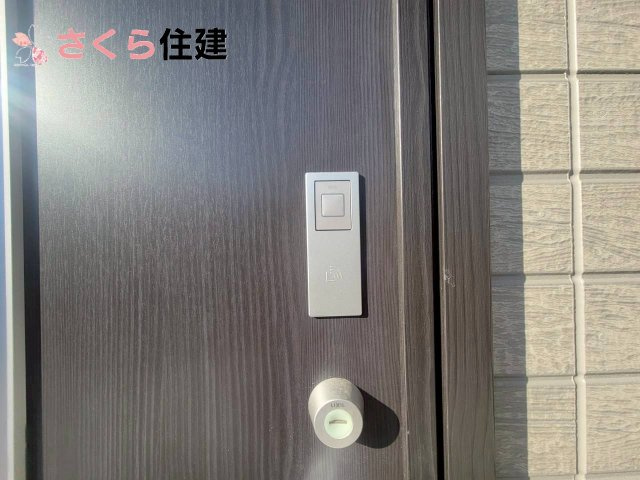ハートフルタウン上戸祭町2期　Ａ号棟の防犯設備|スマートキーで楽々開錠♪
