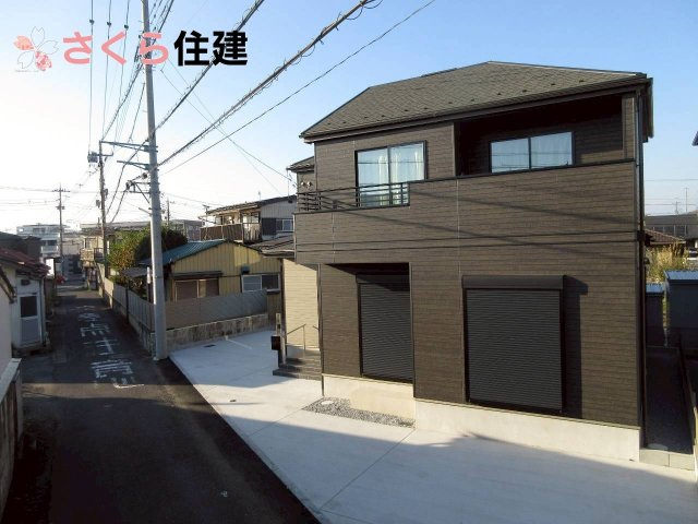 ハートフルタウン上戸祭町2期　Ａ号棟の前面道路含む現地写真|南道路で日当たり良好◎