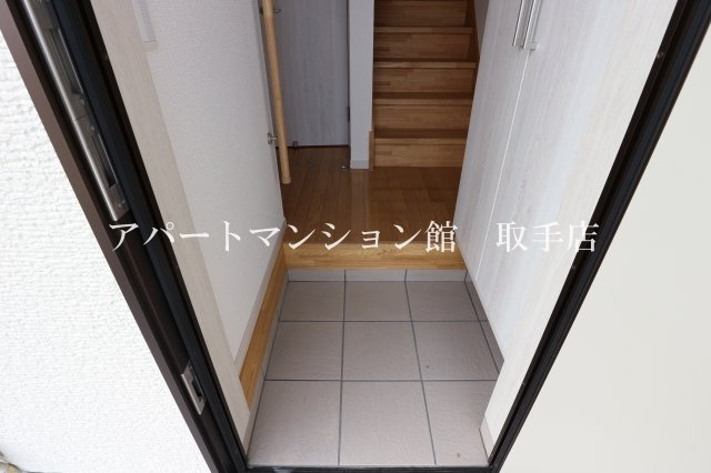 コーポリベルテの玄関