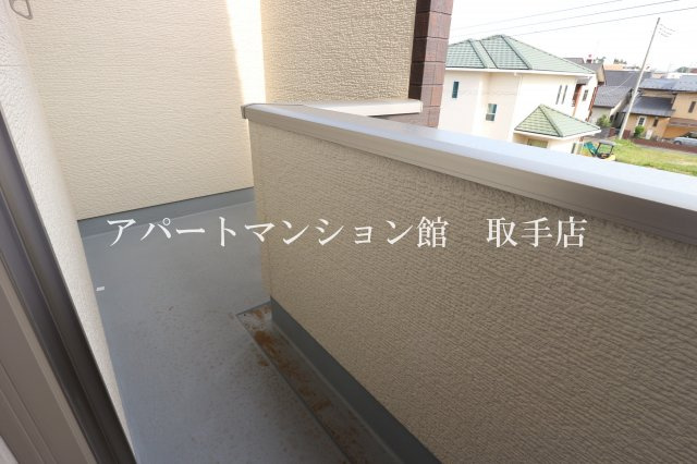 コーポリベルテのバルコニー