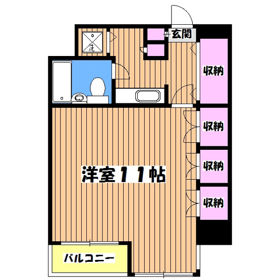 【間取り】 | フェミネ八王子