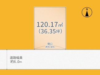 【土地図】 | 宇治市槇島町外　売土地　建築条件無し