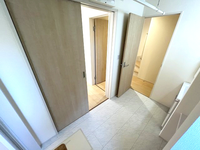 狭山市柏原の洗面所|スペースが確保できる洗面所です