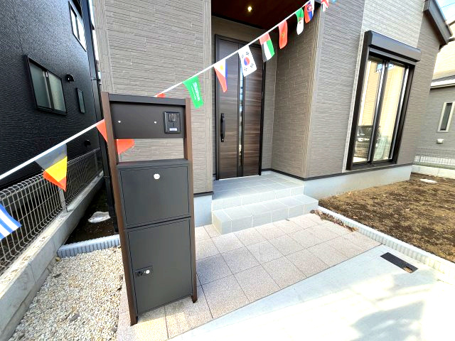 狭山市柏原の外観|宅配ボックス付き！