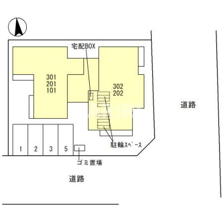 グラサ真田山の区画図