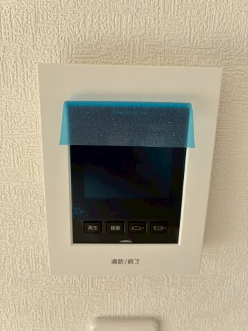 三潴町玉満　新築戸建の防犯設備