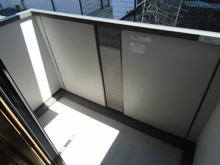 リバーコートのバルコニー