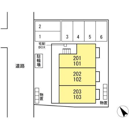 リバーコートの区画図