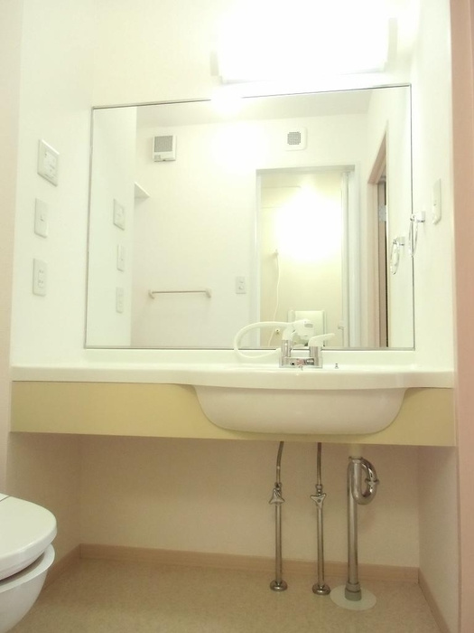 リバーコートの洗面所