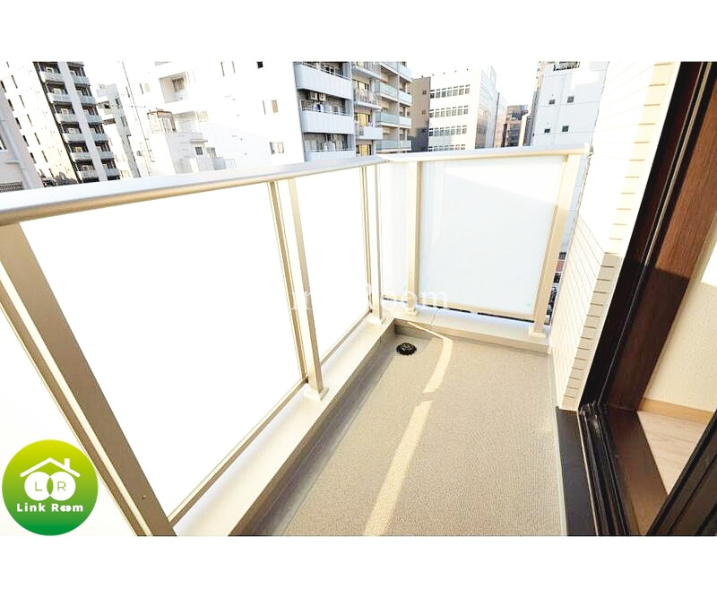 ディアコート蔵前のバルコニー