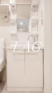 【洗面所】 | アザーレ・パッシオ矢部A | 独立洗面台です。（同仕様設備です）