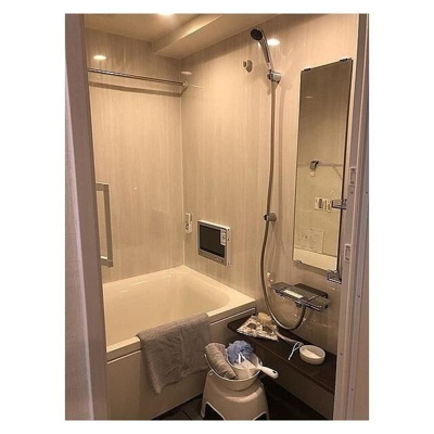 【浴室】 | 美富士マンション | 落ち着いた空間のお風呂です