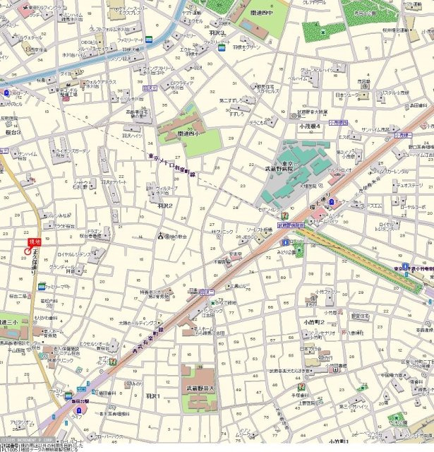 ダイホープラザ桜台の地図