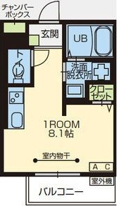 demeure(ドミール)内丸の間取り