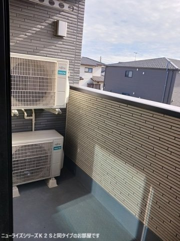 エスタブレＢのバルコニー|広々としたバルコニーです