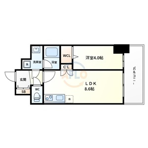 【間取り】 | エスリードレジデンス大阪谷町ザ・マークス | エスリードレジデンス大阪谷町ザ・マークス　間取り