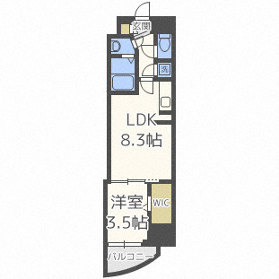 【間取り】 | セレニテ梅田ルフレ | セレニテ梅田ルフレ　開放感のある間取り