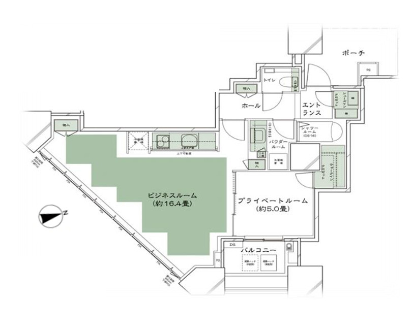 DEUX TOURS EASTの間取り