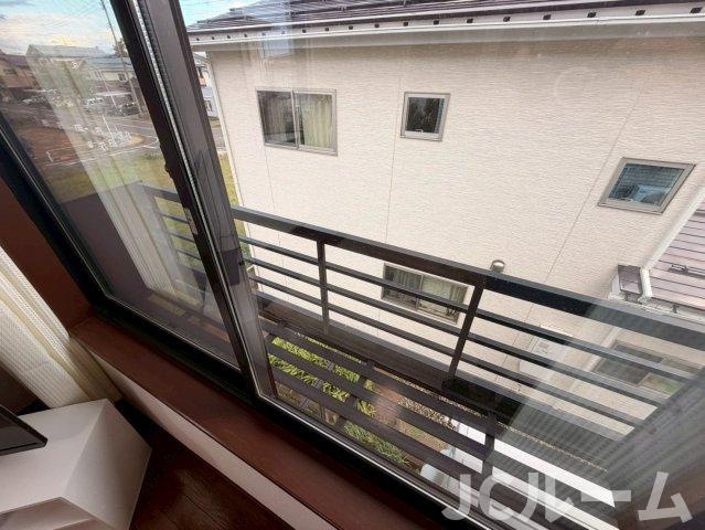 Lowe鴨島のバルコニー