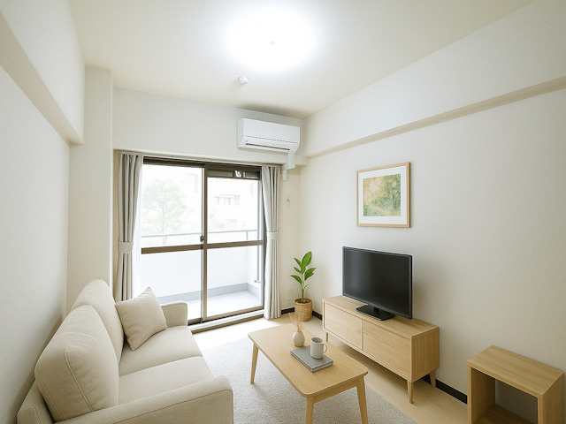 Win.Lifeあやめ池の居間・リビング|CGで家具等を配置したもので家具等は含まれません。