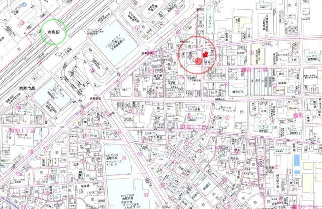 ホワイトプラザの地図