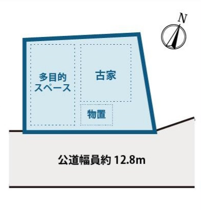 敷地面積65坪　売地　川越市氷川町