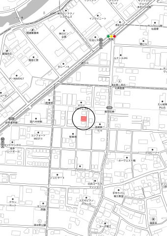 中古住宅　西鶉5丁目の地図