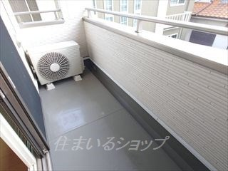 広島市安佐北区可部南１丁目のアパートのバルコニー