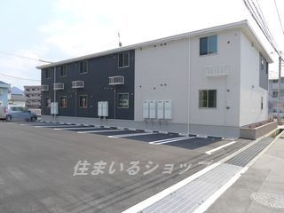 広島市安佐北区可部南１丁目のアパートの駐車場