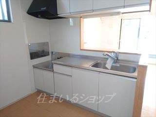 広島市安佐北区可部南１丁目のアパートのキッチン|浄水器一体型シャワー水栓