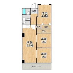 GROOVE門戸厄神の間取り