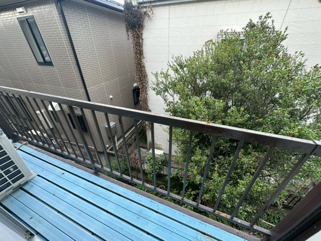 岩井荘のバルコニー