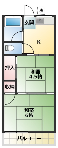 岩井荘の間取り