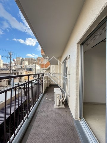 ハイツ森ノ宮のバルコニー