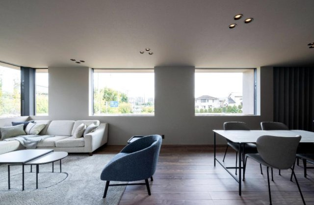 横浜市青葉区あかね台2丁目 新築戸建て【仲介手数料無料】の居間・リビング