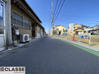 【前面道路含む現地写真】 | 宇治市五ケ庄芝ノ東　3区画3号地　売土地　建築条件無し