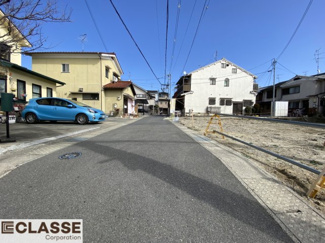 【前面道路含む現地写真】 | 宇治市五ケ庄芝ノ東　3区画3号地　売土地　建築条件無し