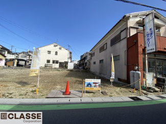 【前面道路含む現地写真】 | 宇治市五ケ庄芝ノ東　3区画3号地　売土地　建築条件無し