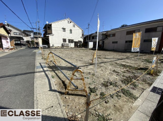 【前面道路含む現地写真】 | 宇治市五ケ庄芝ノ東　3区画3号地　売土地　建築条件無し