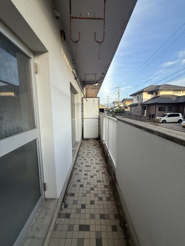 松浦マンションのバルコニー