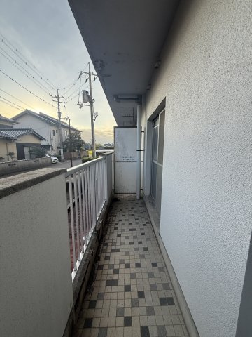 松浦マンションのバルコニー