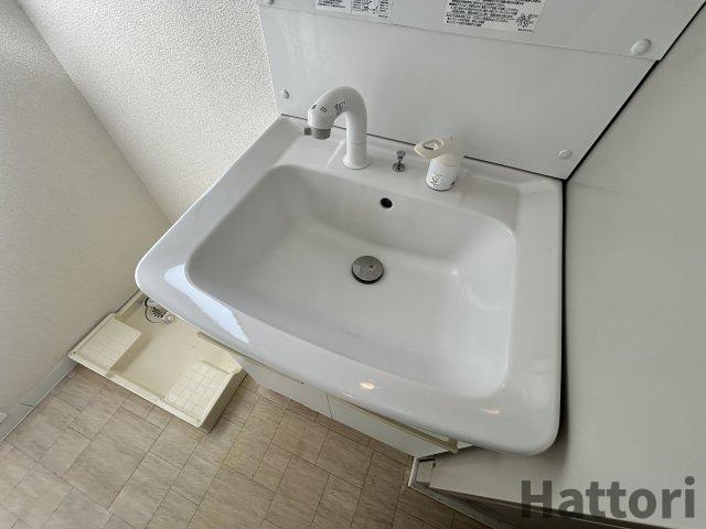 ラ・ヴィ江坂イーストの洗面所