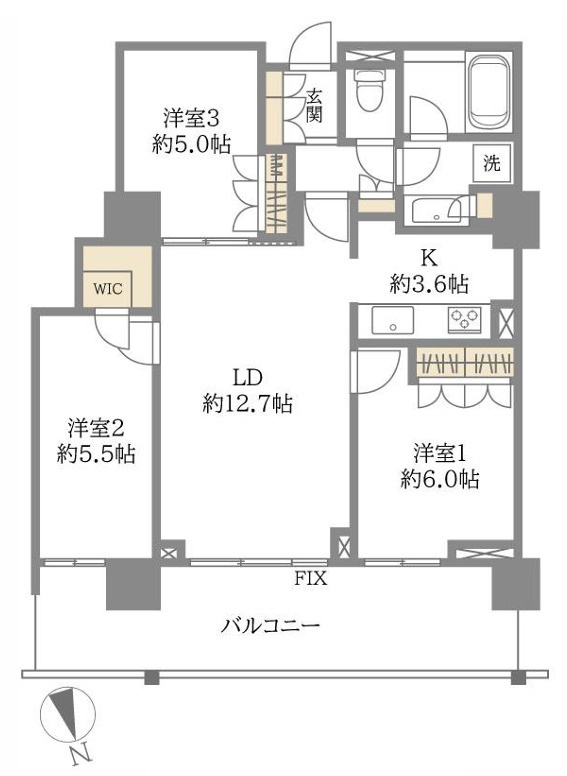 【間取り】の画像