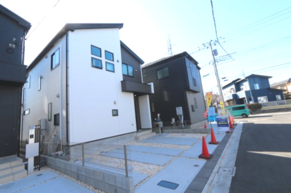 【GRAFARE　ZEH水準仕様】小平市小川町５期の外観|ZEH水準の省エネ住宅
