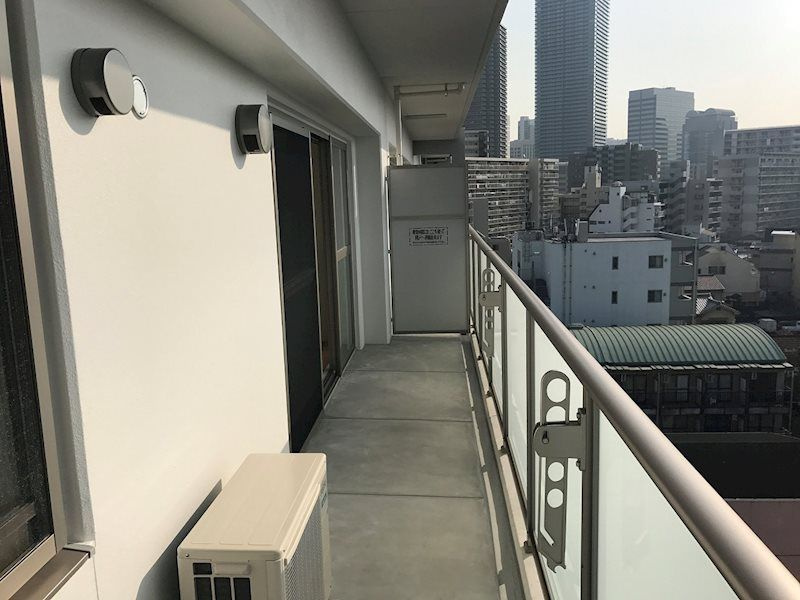 ハナミズキ福島のバルコニー