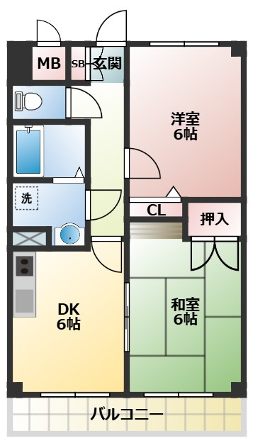 コートエスタの間取り