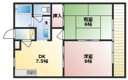 【間取り】 | ビクトワールA棟
